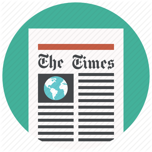 512x512 Mixed Newspaper Flat Icon