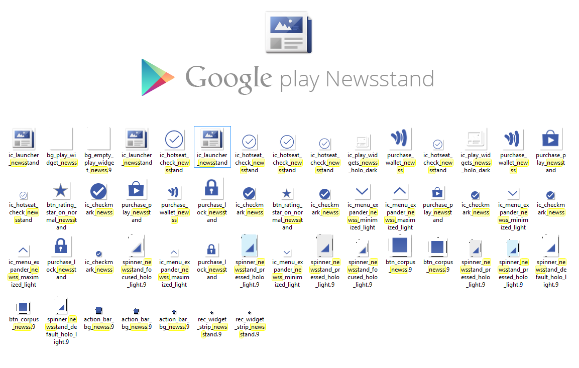 1153x733 Revised Google Newsstand Icon Makes Cameo Appearance In Kitkat