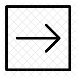 256x256 Next Arrow Icon Of Line Style