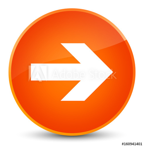 492x500 Next Arrow Icon Elegant Orange Round Button