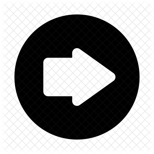 512x512 Right Arrow Icon Of Glyph Style
