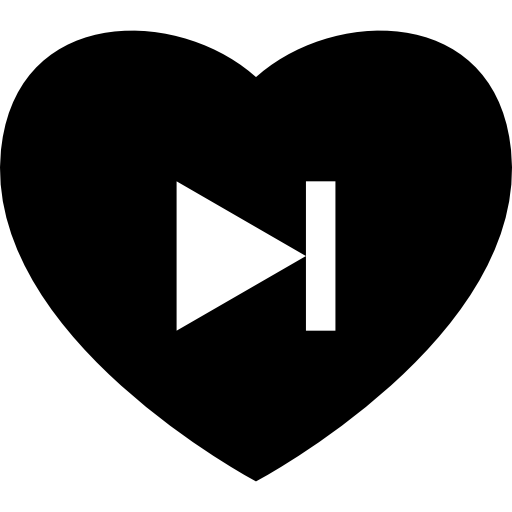 512x512 Heart Play Next Button Icons Free Download