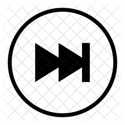 256x256 Next Button Icon Of Glyph Style