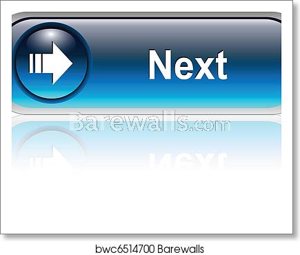 435x370 Next Icon, Button, Art Print Barewalls Posters Prints