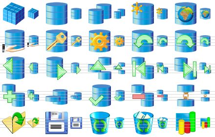 440x281 Database Software Icon Pack