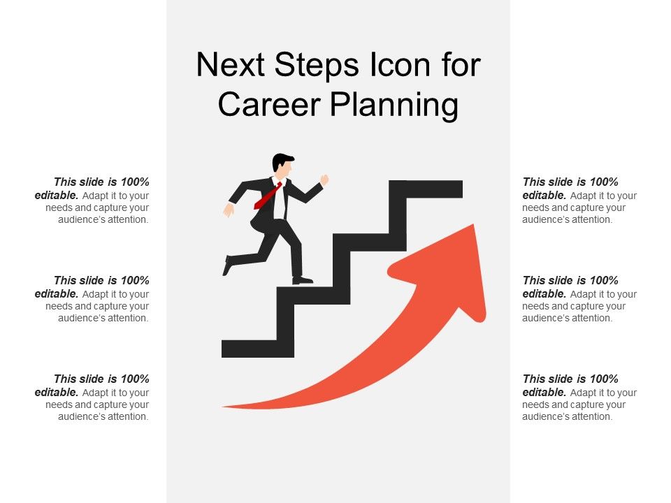 960x720 Next Steps Icon For Career Planning Powerpoint Presentation
