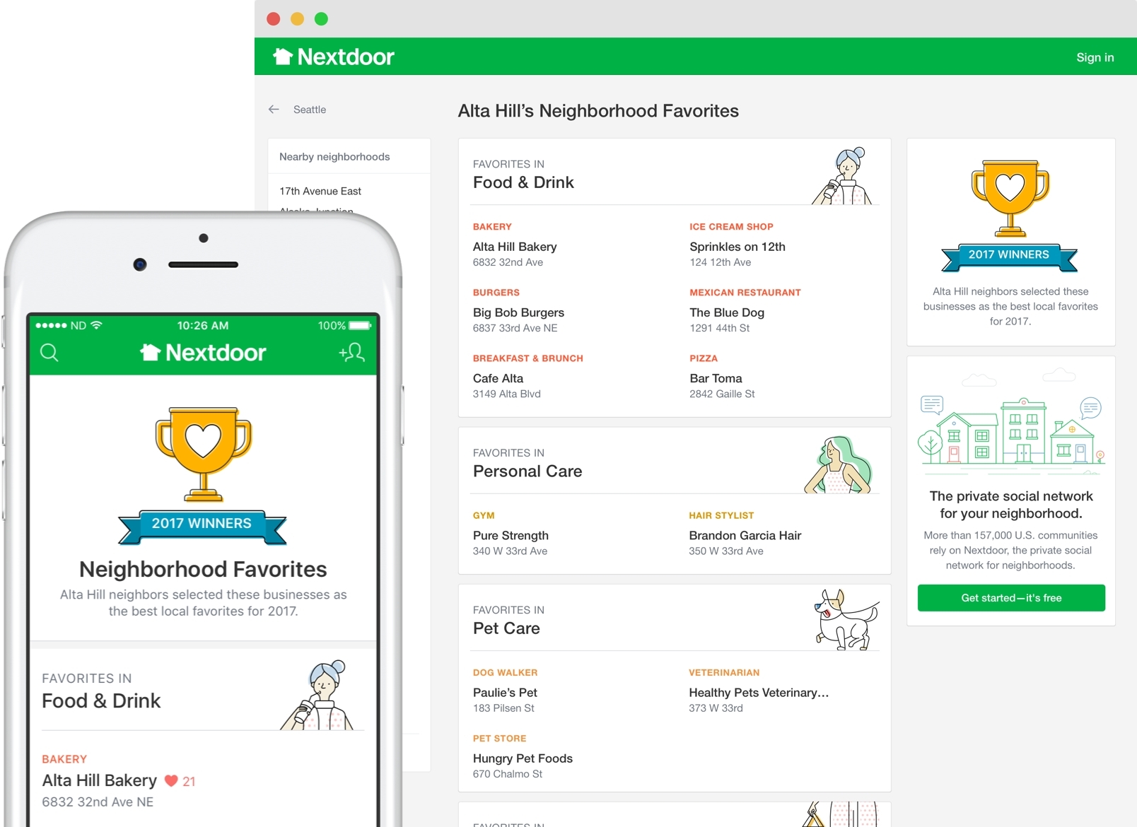 1608x1170 Nextdoor Announces Neighborhood Favorites Business Wire