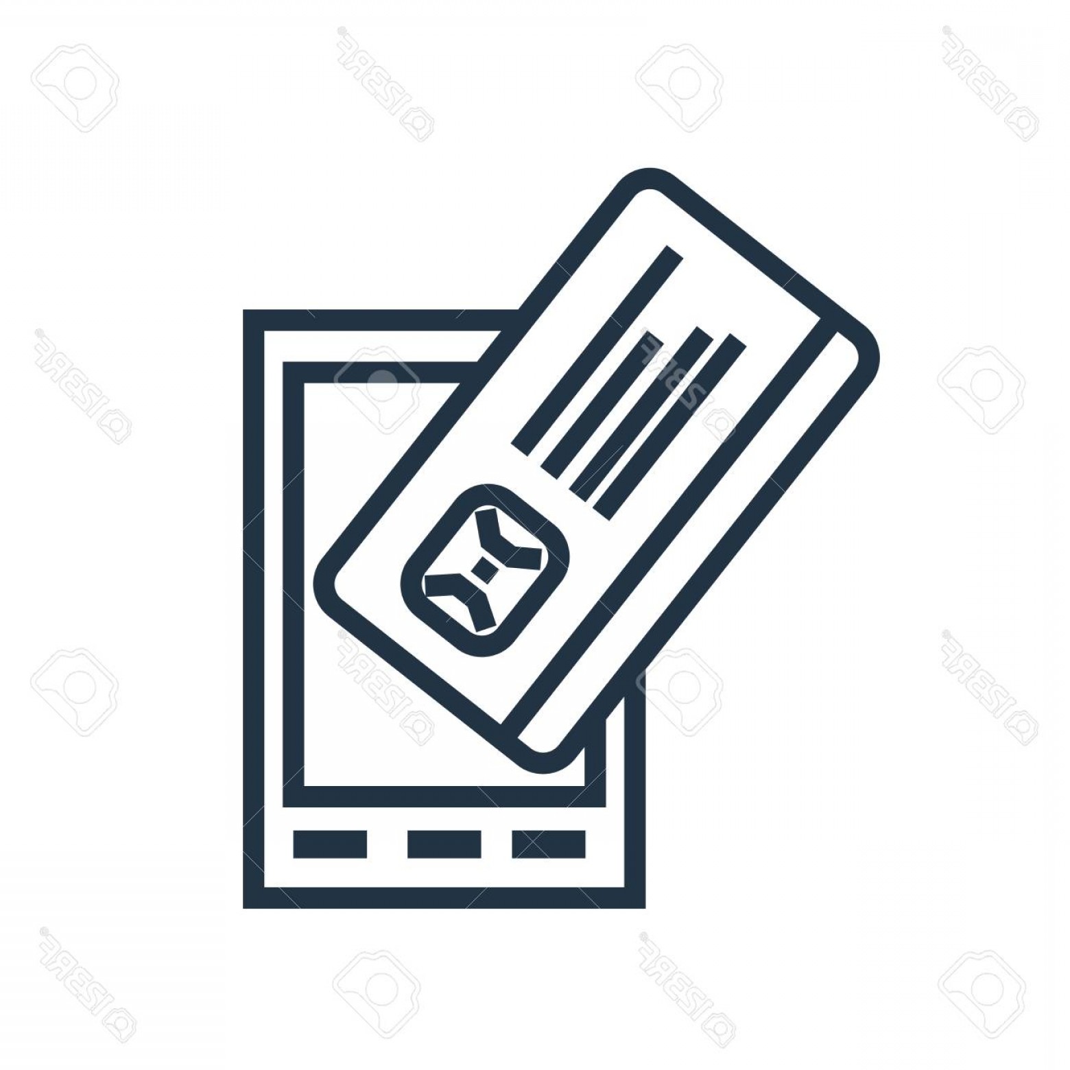 1560x1560 Photostock Vector Nfc Icon Vector Isolated On White Background Nfc