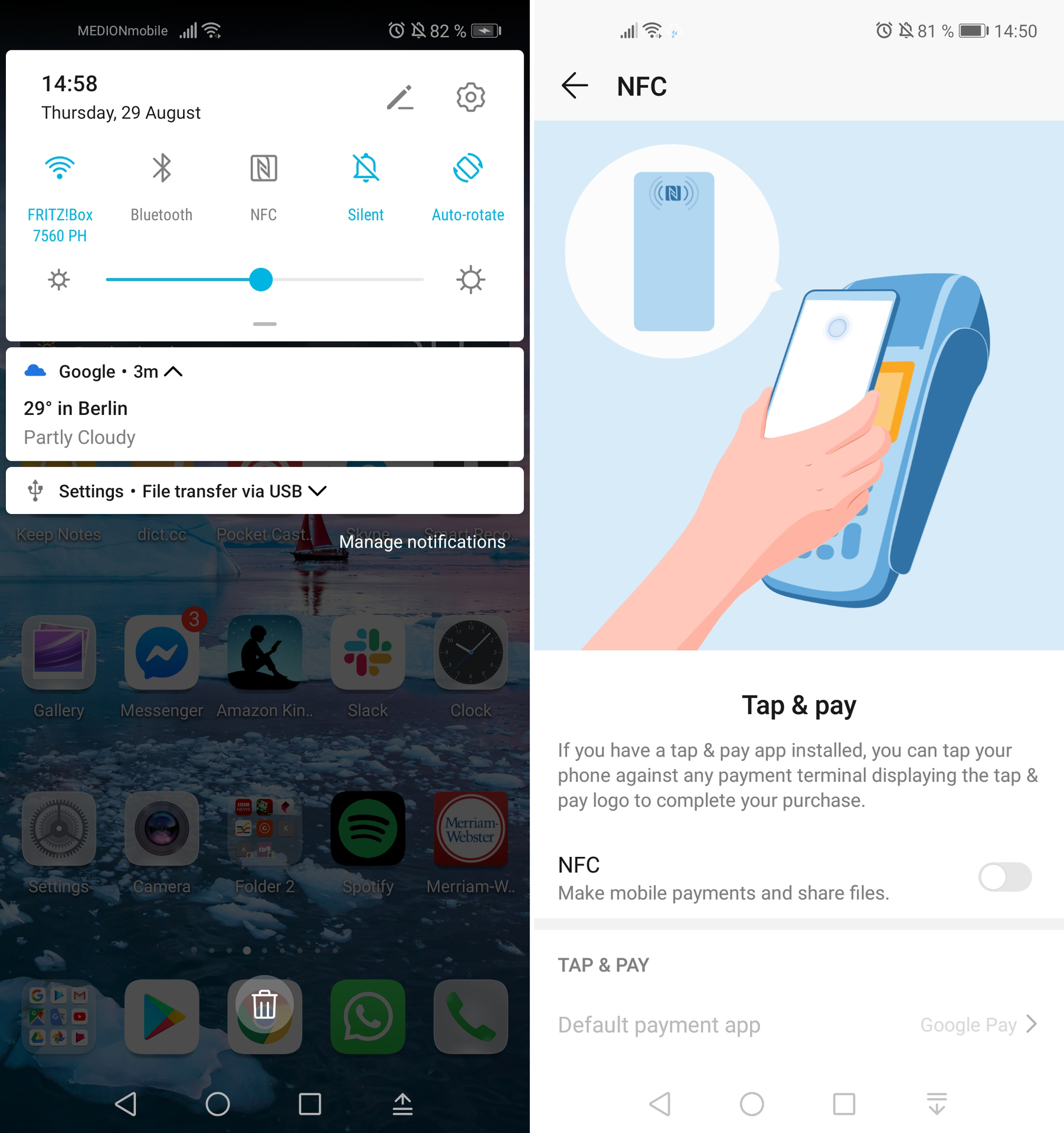 Nfc Icon On Lg Phone