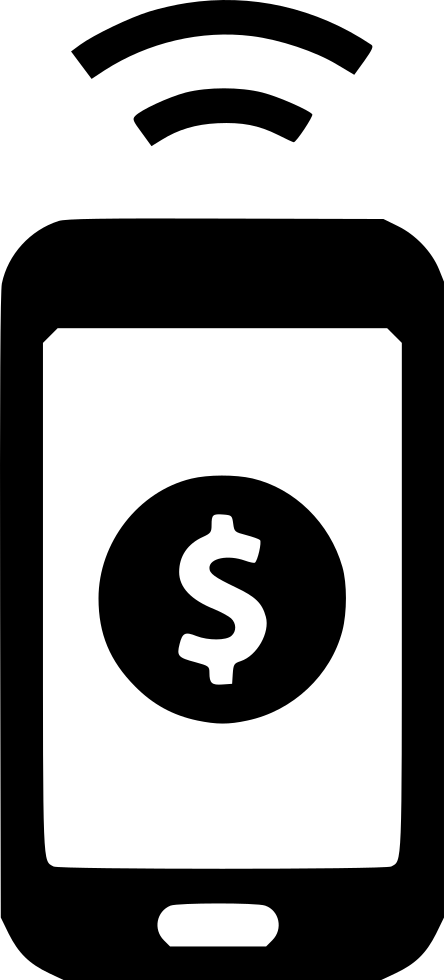 444x980 Mobile Payment Pay Shopping Nfc Smartphone Phone Buy Png Icon