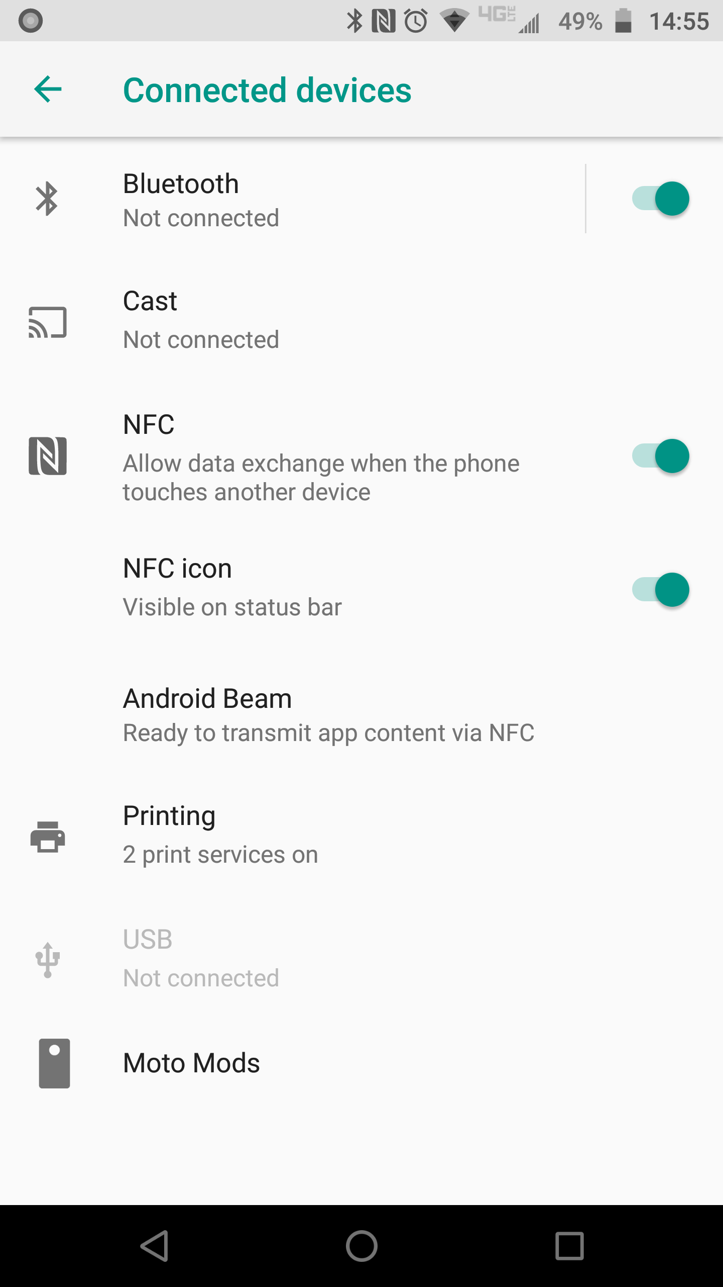 1440x2560 Moto Z Force Droid Oreo How To Disable Nfc Icon In Status Bar