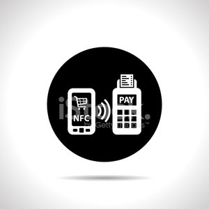 300x300 Nfc Payment From Mobile Phone Icon Premium Clipart