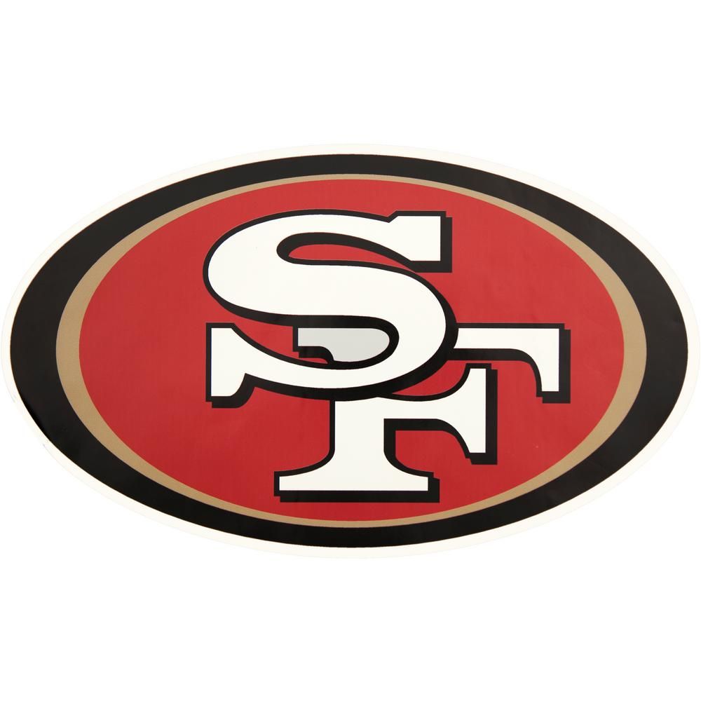 1000x1000 Applied Icon Nfl San Francisco Outdoor Logo Graphic Small