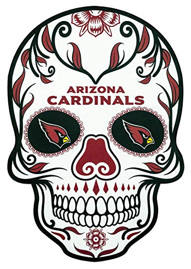 390x550 Applied Icon, Nfl Arizona Cardinals Large Skull