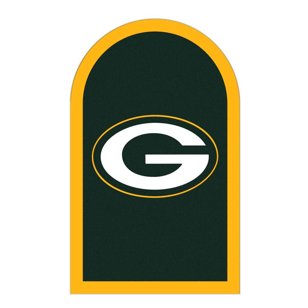 1000x1000 Applied Icon Nfl Green Bay Packers Mailbox Door Logo Graphic