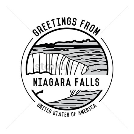 Niagara Falls Icon at Vectorified.com | Collection of Niagara Falls ...