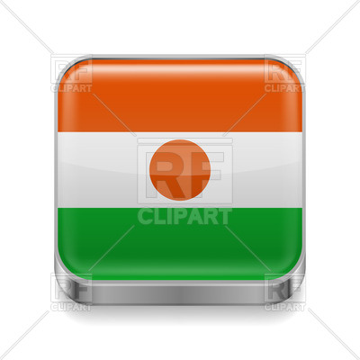 Nigerian Flag On Metal Square Icon Vector Image Of Icons 400x400 Nigerian Flag On Metal Square Icon Vector Image Of Icons