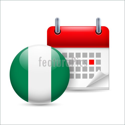 Flags Icon Of National Day In Nigeria 500x500 Flags Icon Of National Day In Nigeria