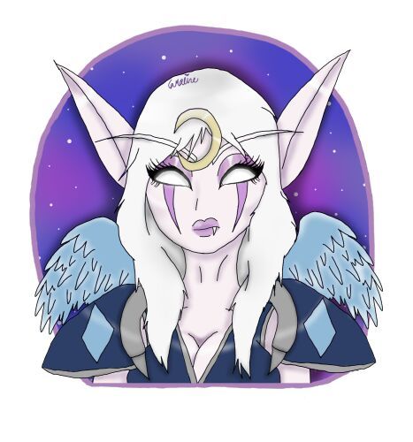 467x500 Drew A New Icon For My Night Elf! Wow Amino