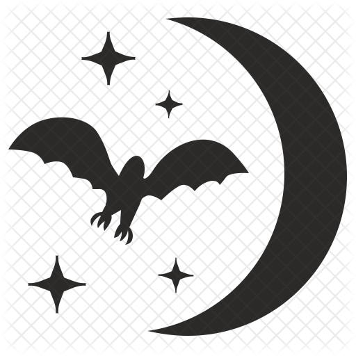 512x512 Night Icon Of Glyph Style