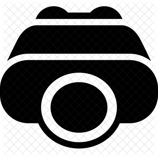 512x512 Night Vision Binocular Icon Of Glyph Style