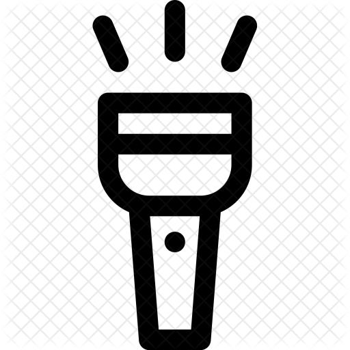 512x512 Flashlight, Light, L Night, Vision, Device Icon Of Line Style