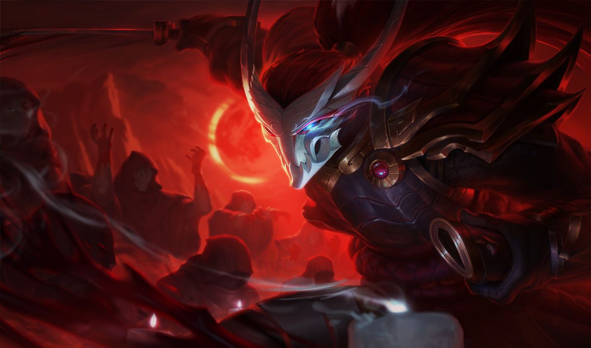 1215x717 Blood Moon Yasuo League Of Legends Art League Of Legends Yasuo