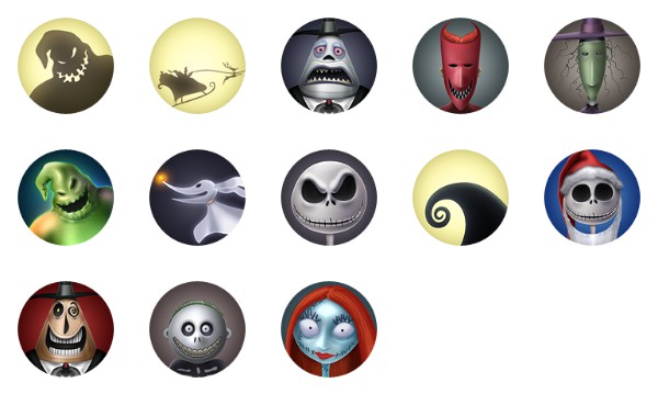 Nightmare Before Christmas Icon at Vectorified.com | Collection of ...