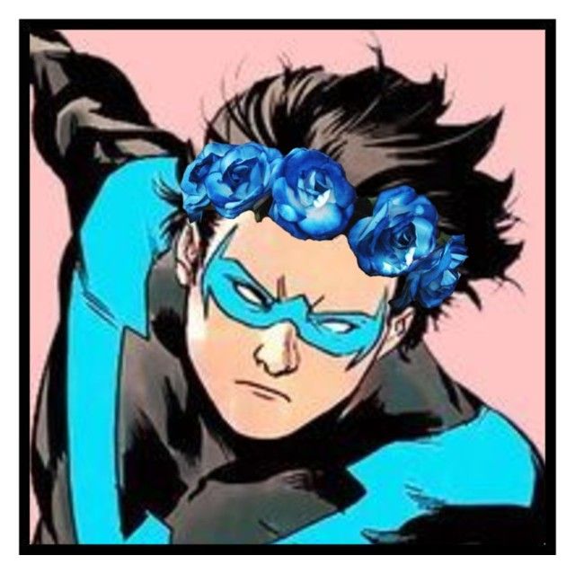 640x638 Dc Icon Nightwing Flower Crowns Books And Comics Dc Icons