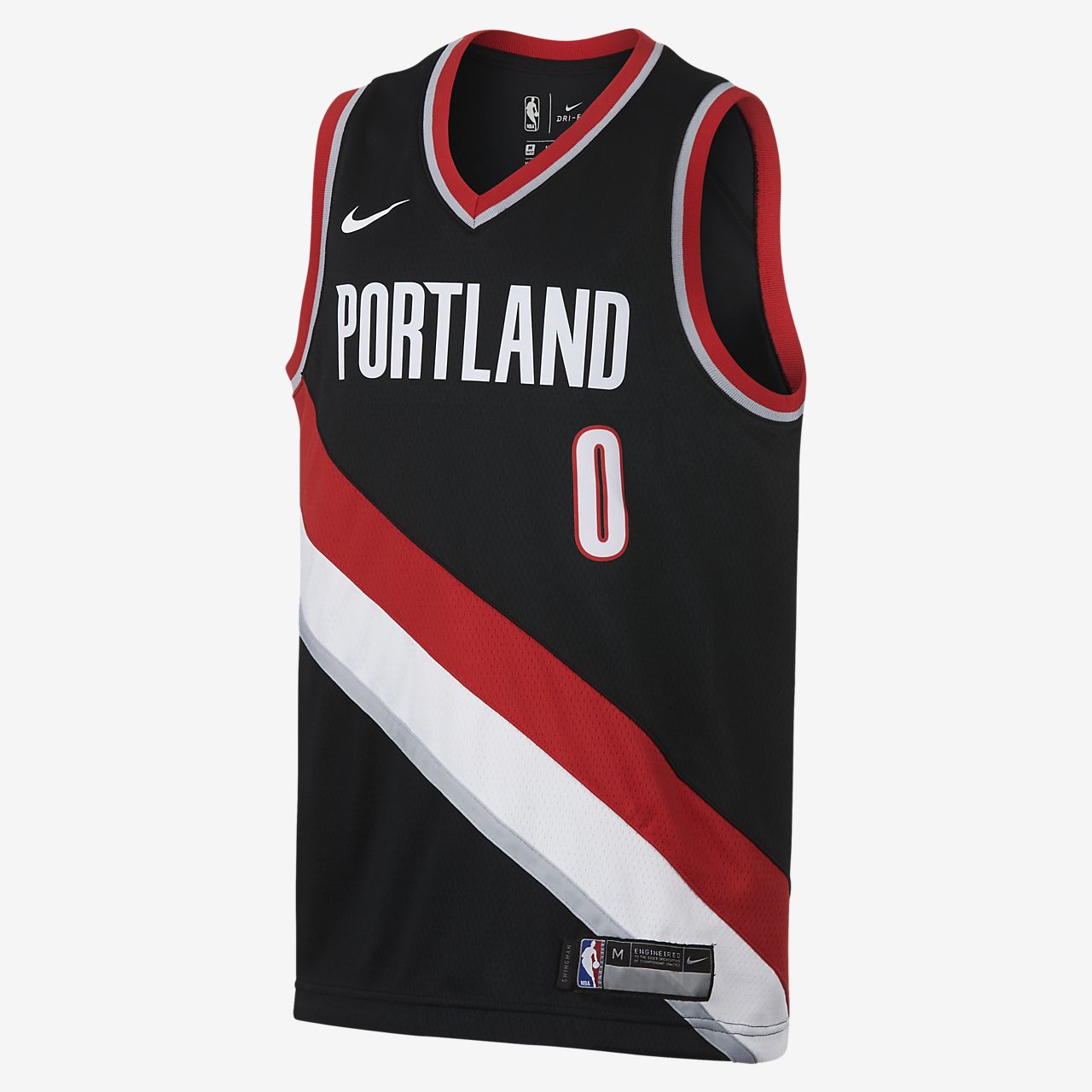1280x1280 Damian Lillard Portland Trail Blazers Nike Icon Edition Swingman