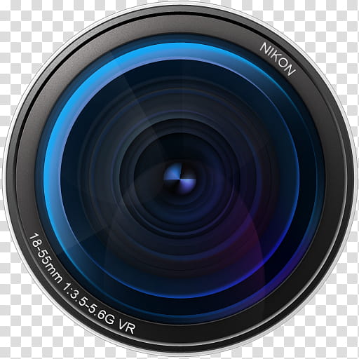 512x512 Camera Replcemnt Icon And Lensrep, Black Nikon Camera Lens