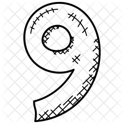 256x256 Nine Icon Of Doodle Style