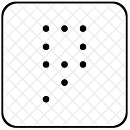 256x256 Nine Icon Of Glyph Style
