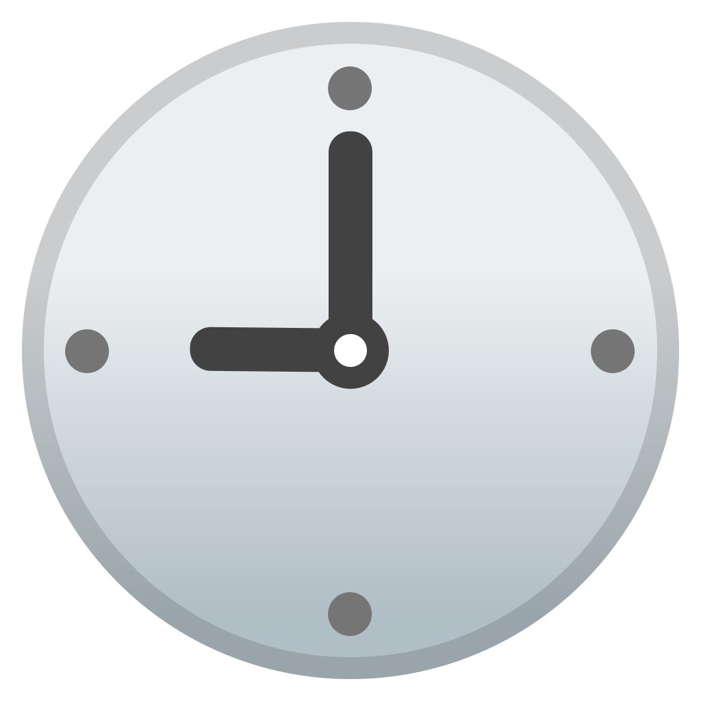 1024x1024 Nine O Clock Icon Noto Emoji Travel Places Iconset Google