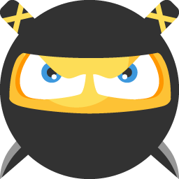 256x256 Ninja Icon Flat Emoticons Iconset Icons Land