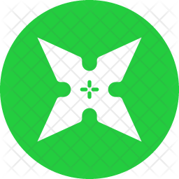 256x256 Ninja Icon Of Glyph Style