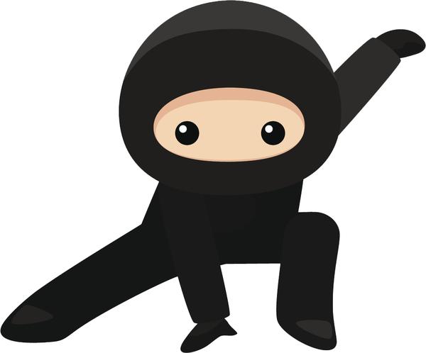 600x498 Cool Kid Ninja Cartoon Icon
