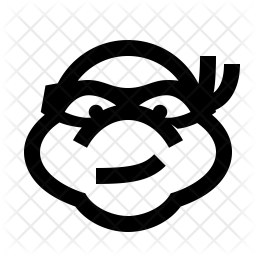 Ninja Turtle Icon Of Line Style 256x256 Ninja Turtle Icon Of Line Style