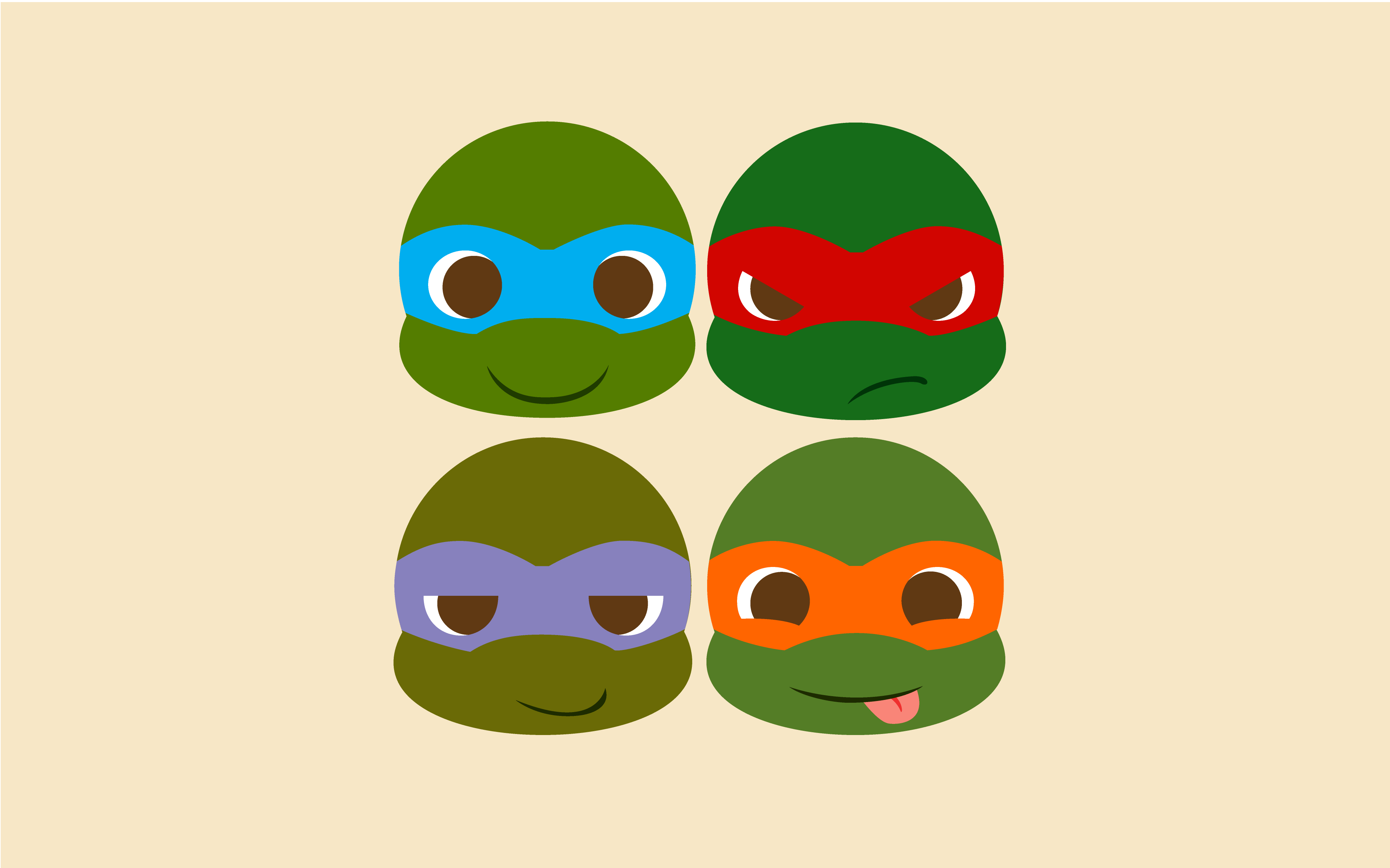 Wallpaper Illustration, Minimalism, Cartoon, Teenage Mutant 4000x2500 Wallpaper Illustration, Minimalism, Cartoon, Teenage Mutant