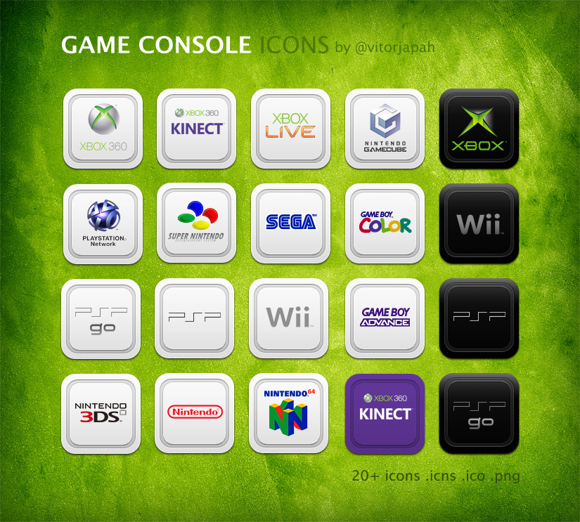 825x743 Game Console Icon Pack