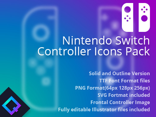 516x389 Nintendo Switch Controller Icons Pack