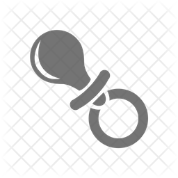 256x256 Baby Nipple Icon Of Glyph Style