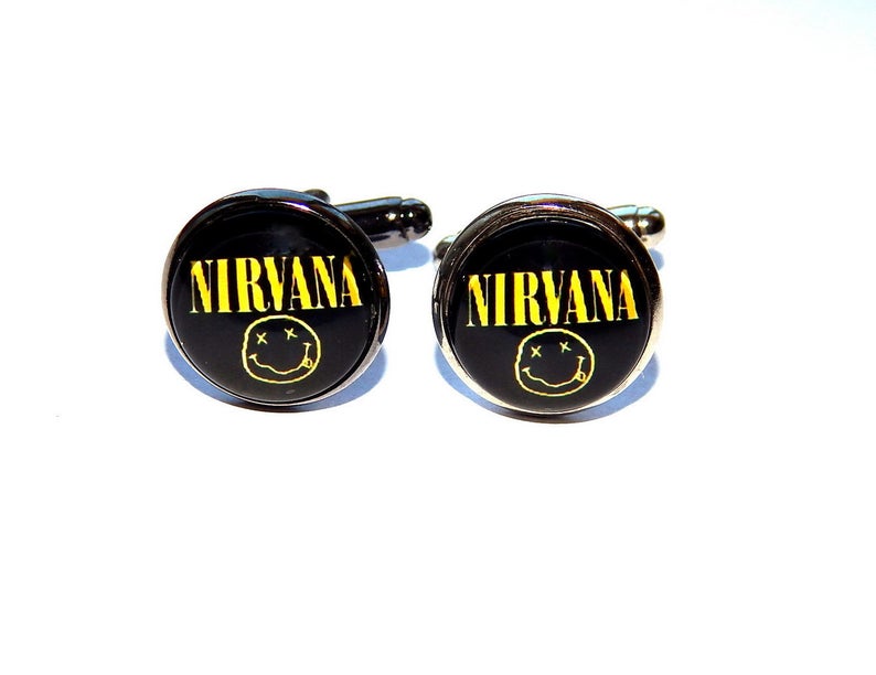 794x612 Nirvana Band Logo Cufflinks Nirvana Symbol Nirvana Icon Etsy