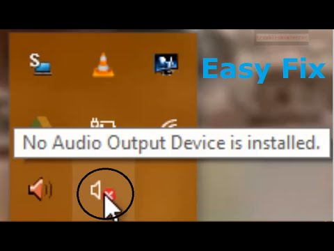 480x360 How To Fix 'no Audio Output Device Is Installed' Error Showing