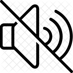 256x256 No Audio Icon Of Line Style