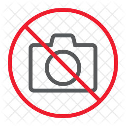 256x256 No Camera Icon Of Flat Style