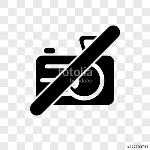 500x500 No Camera Icons Isolated On Transparent Background Modern