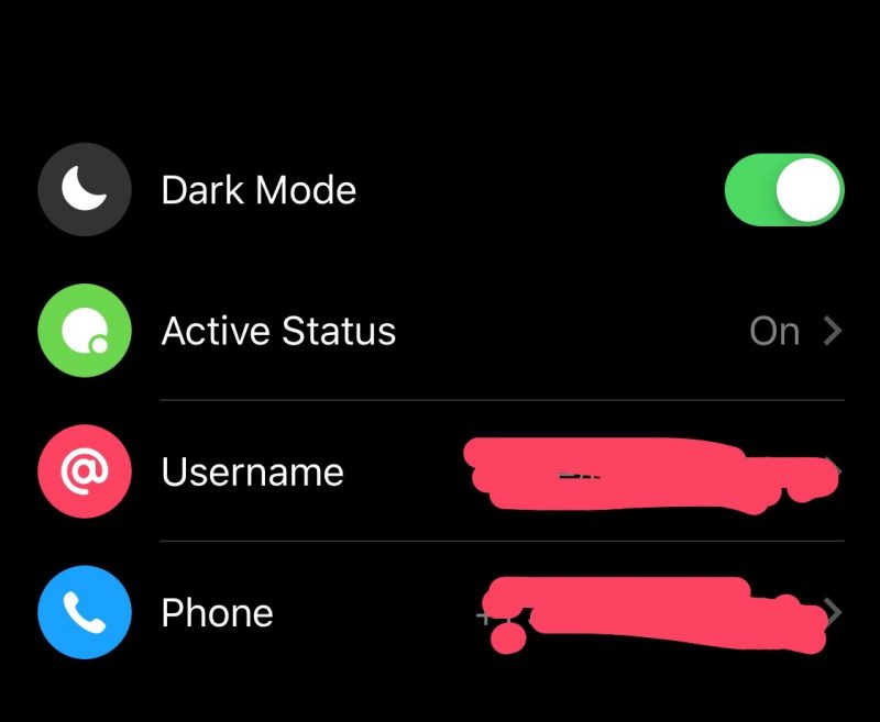 800x657 Facebook Messenger 'dark Mode' How To And Tips