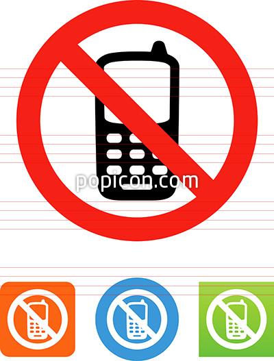 No Cell Phones Icon 400x527 No Cell Phones Icon