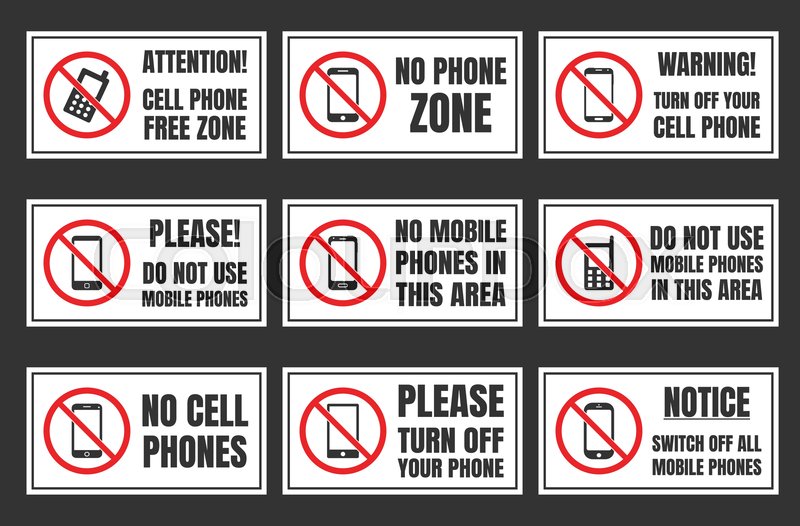 No Mobile Phone Icon Set, Cell Phone Stock Vector Colourbox 800x526 No Mobile Phone Icon Set, Cell Phone Stock Vector Colourbox